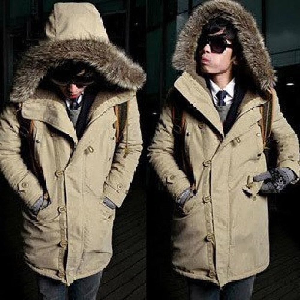 Men's Warm Coat Parka Cotton Jackets