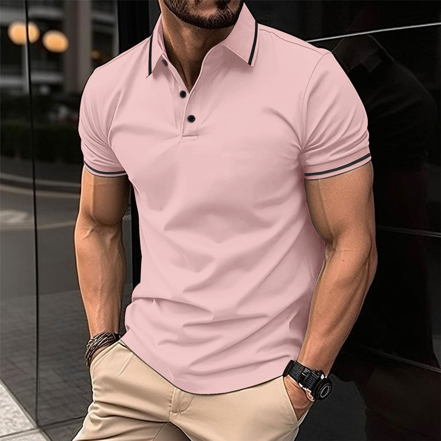 Men's Short Sleeve Polo Shirt