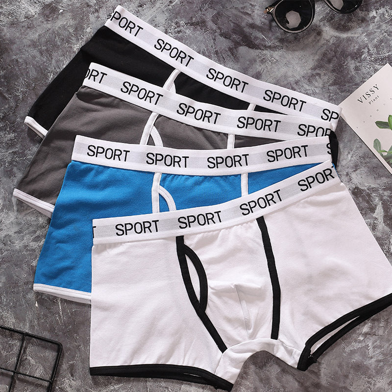 Men's Cotton Sports Boxers