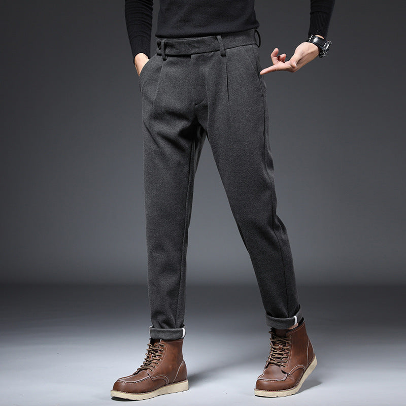 Light Luxury Casual Pants Men's Micro Elastic Comfortable