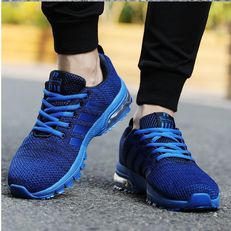 Couple sports shoes breathable mesh outdoor men and women running shoes