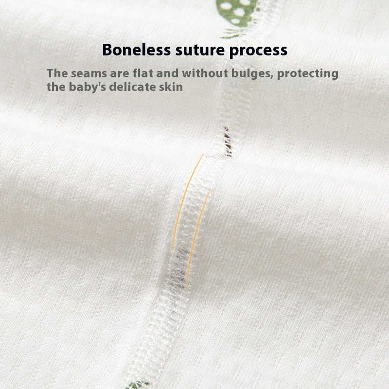 Pure Cotton Boneless Baby Clothes In Air-conditioned Room Suit Summer Thin