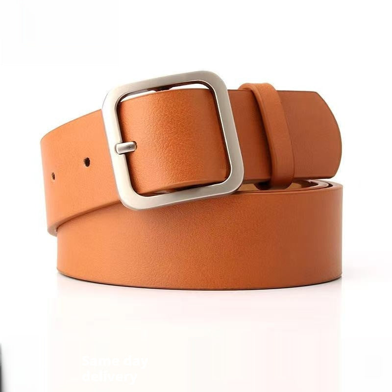 Retro Alloy Buckle Belt