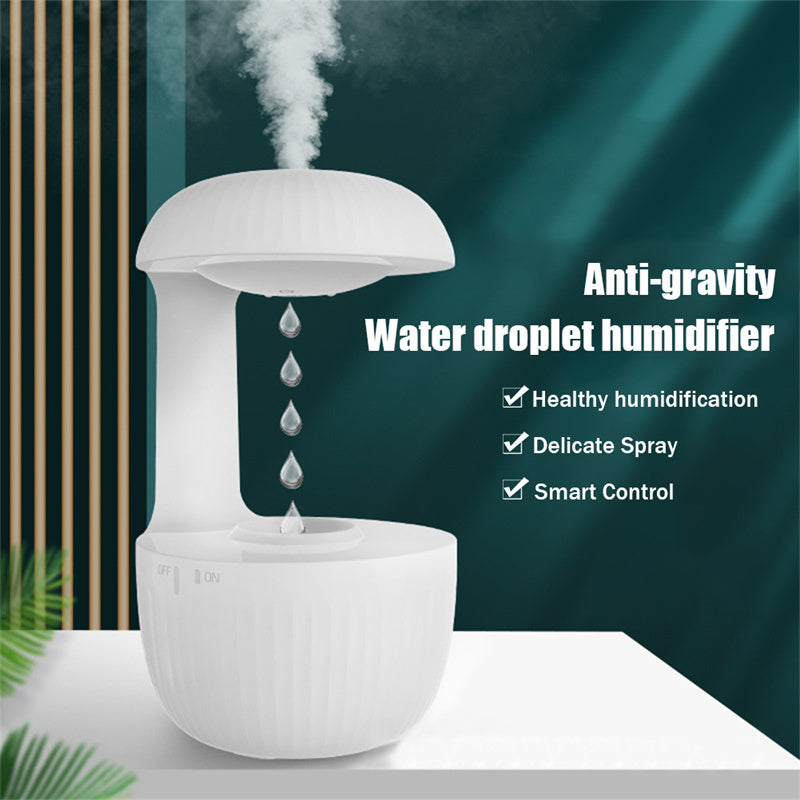 Anti-gravity Air Humidifier Water Drops Cool Mist Maker Fogger Relieve Fatigue