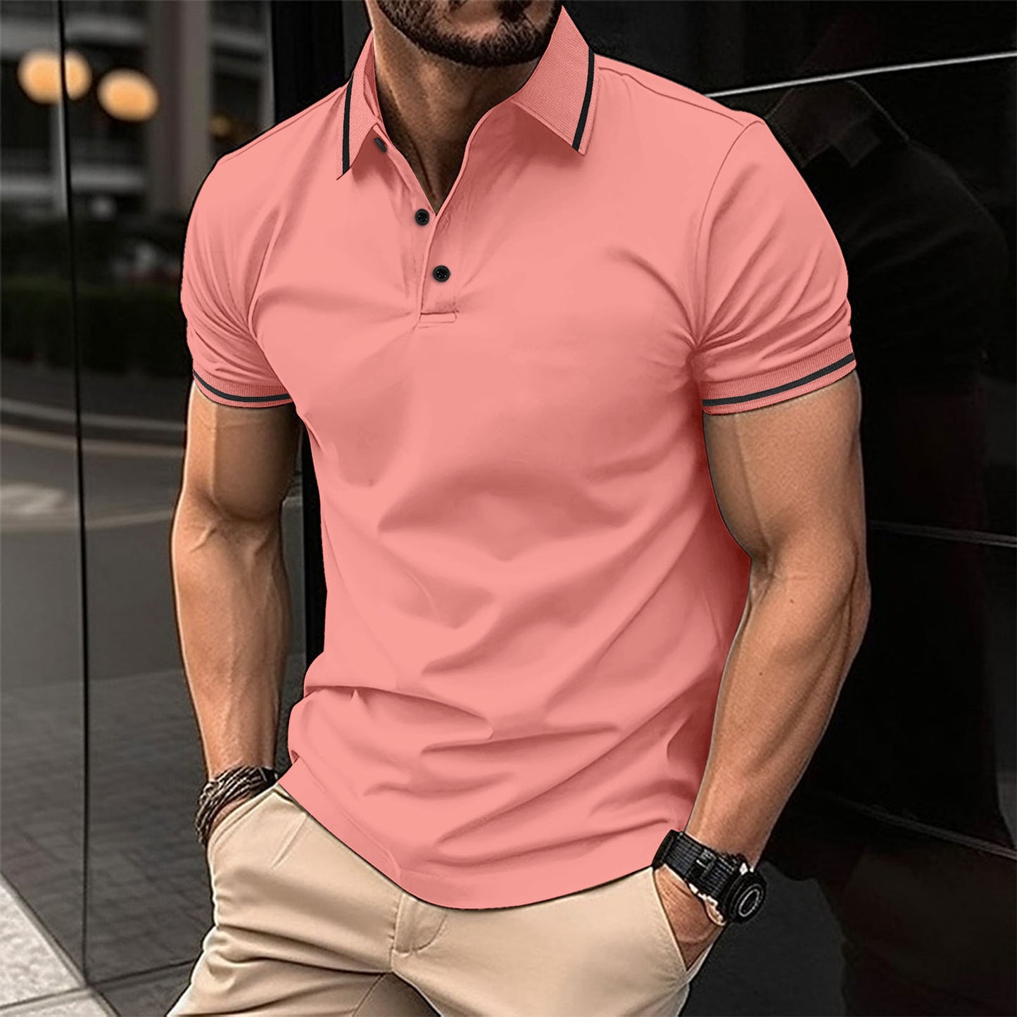 Men's Short Sleeve Polo Shirt