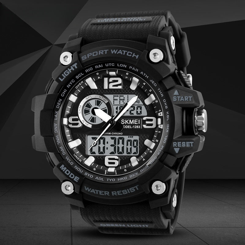 Sports Waterproof Electronic Watch Multifunctional Men