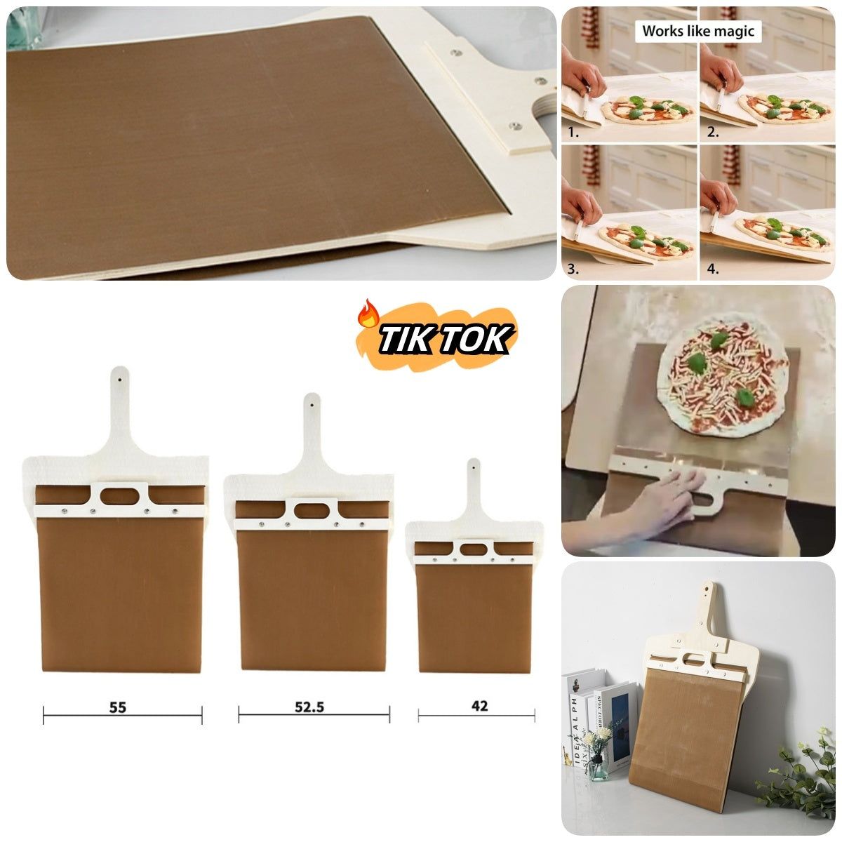 Sliding Pizza Peel Board