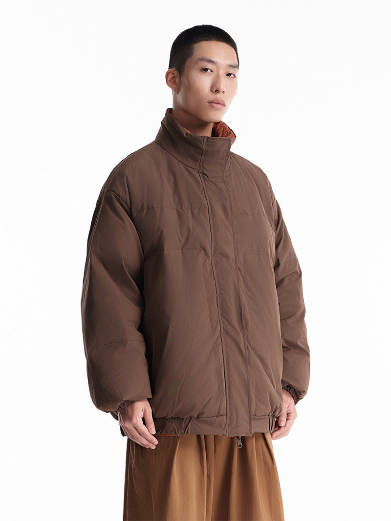 New Two-sided Wear Down Jacket Men