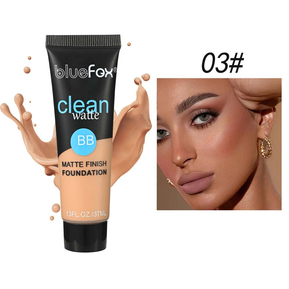 Facial Moisturizing Matte Concealer Lightweight Oil Control And Waterproof Sweat-proof Liquid Foundation