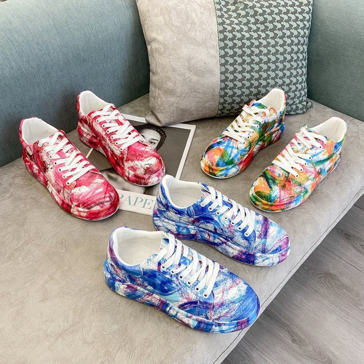 Graffiti Sneakers Plus Size Casual Sneakers