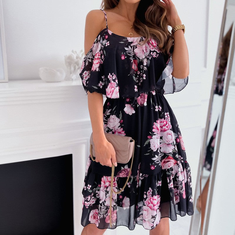 Chiffon Printed Women's Dress