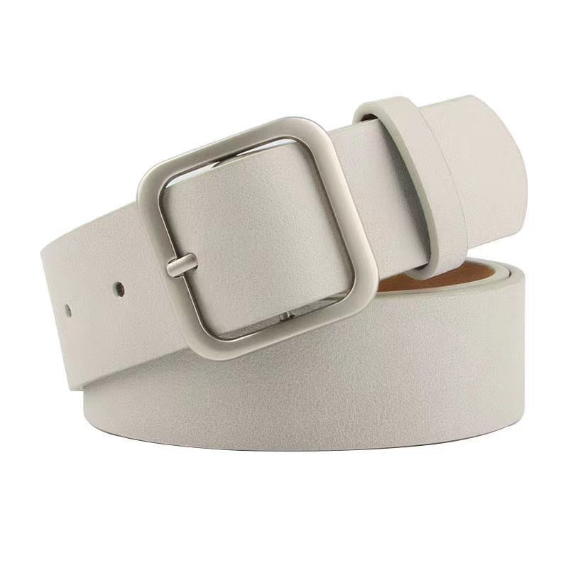 Retro Alloy Buckle Belt