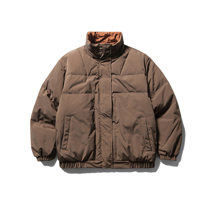 New Two-sided Wear Down Jacket Men