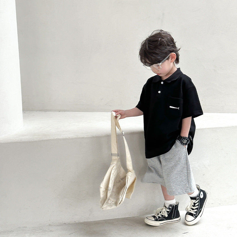 Korean Style Child And Teen Boys Fashion T-shirt