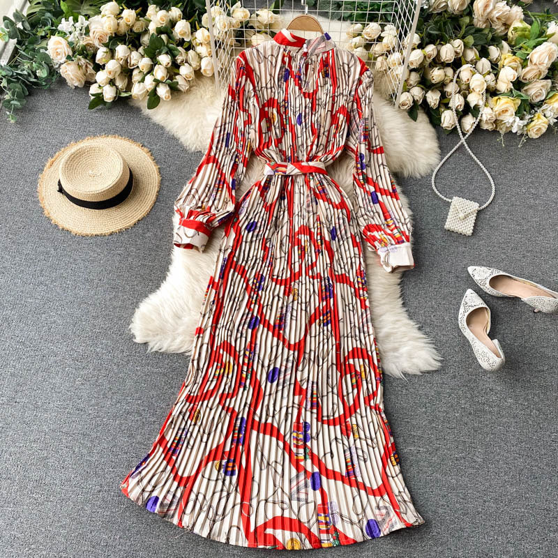 Women's Printed Long Dress