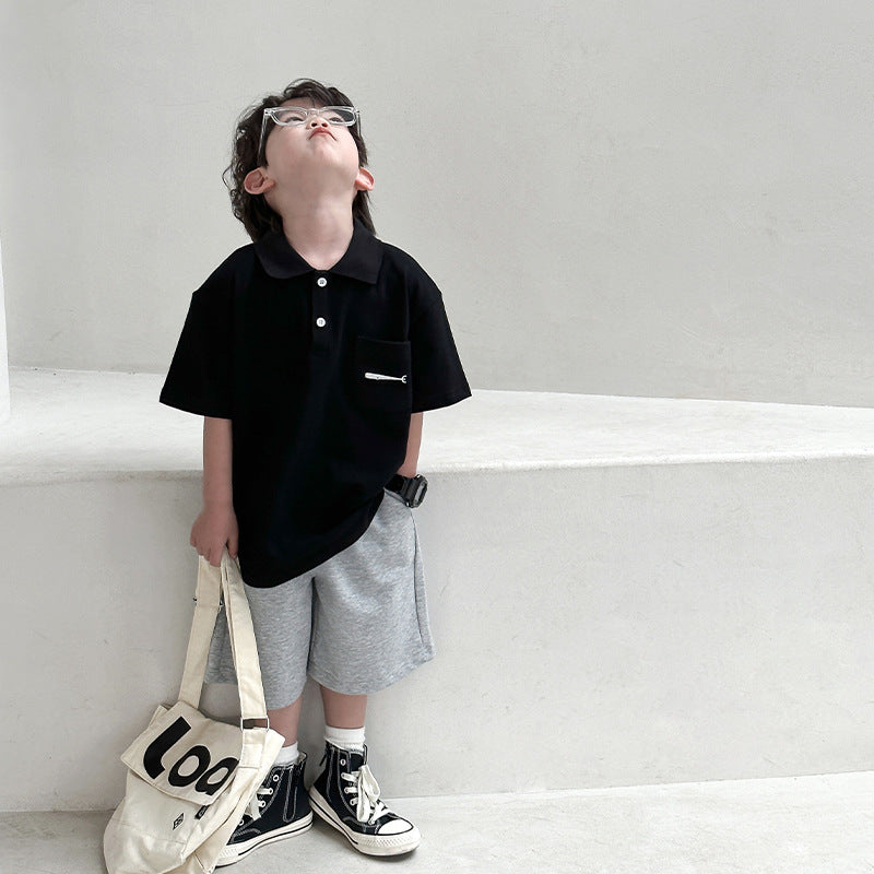 Korean Style Child And Teen Boys Fashion T-shirt