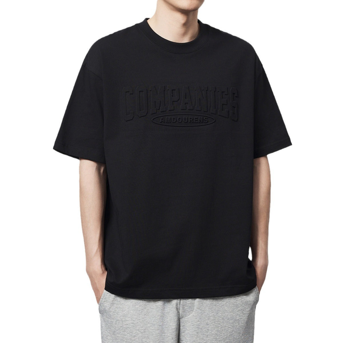 Men's T-shirt Round Neck Loose