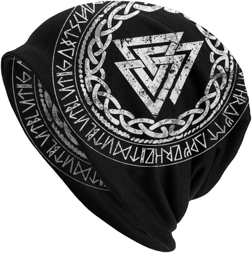 Double-layer Stretch Vikings Knitted Hat Street Dance Fashion