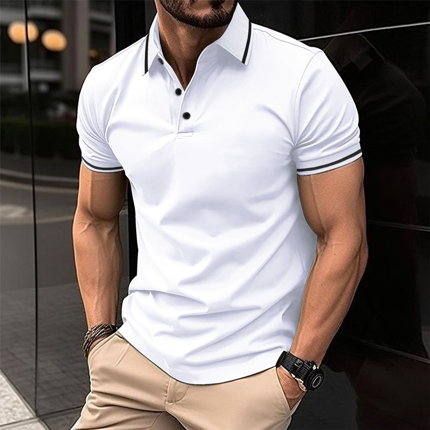 Men's Short Sleeve Polo Shirt