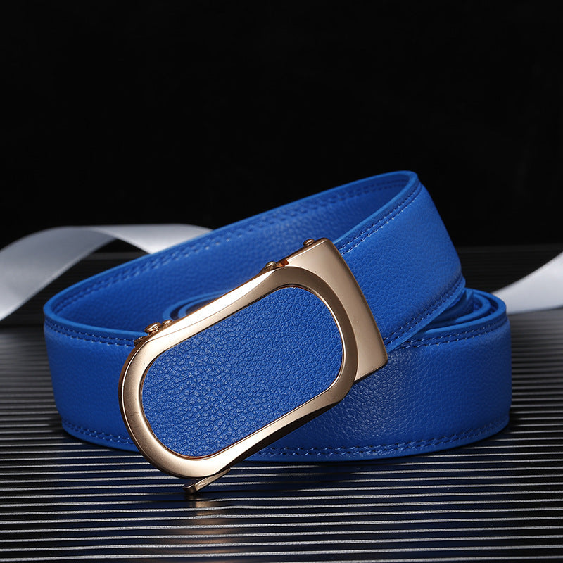 Men's Artificial Leather Comfort Click Belt