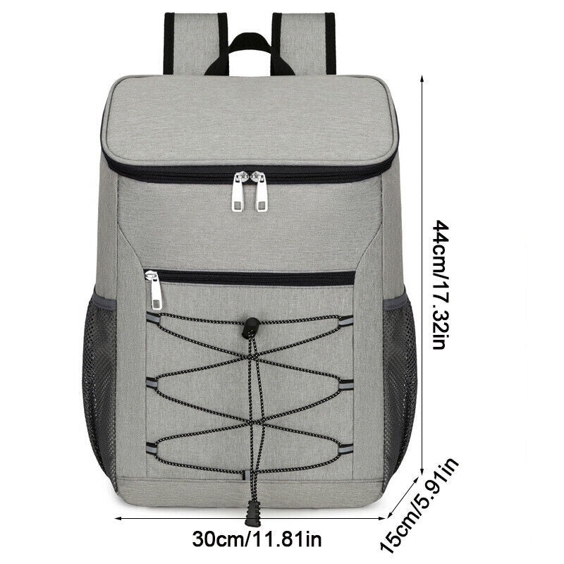 Insulated Cooler Backpack Camping Hiking Cool Picnic Lunch Bag Rucksack NEW