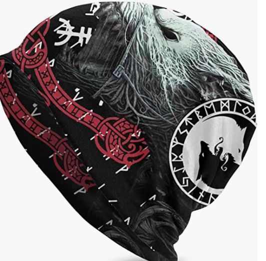 Double-layer Stretch Vikings Knitted Hat Street Dance Fashion