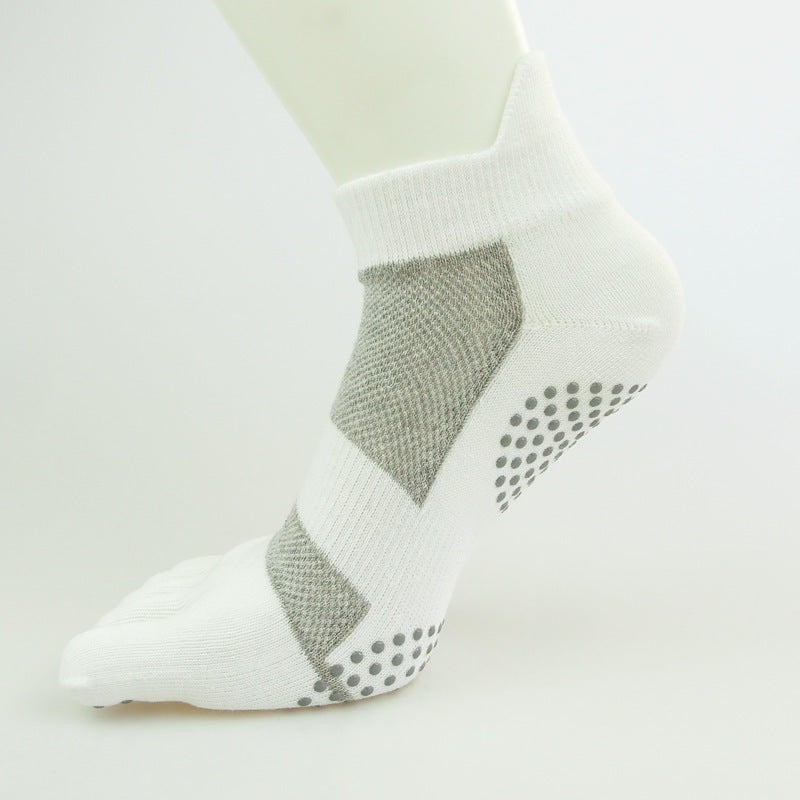 Men's Cotton Running Sports Toe Socks