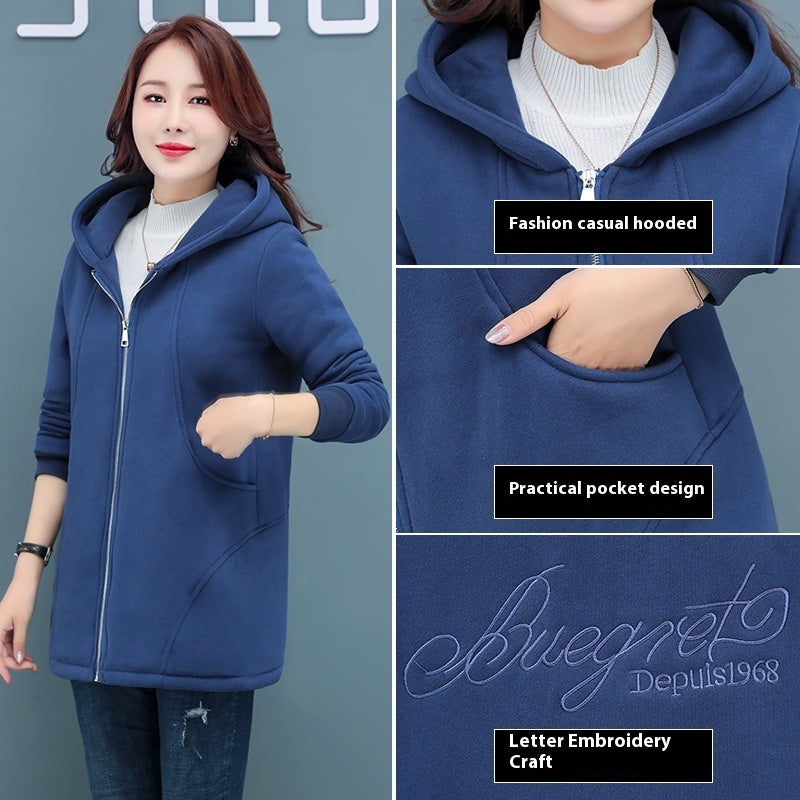 Women's Warm Hooded Coat